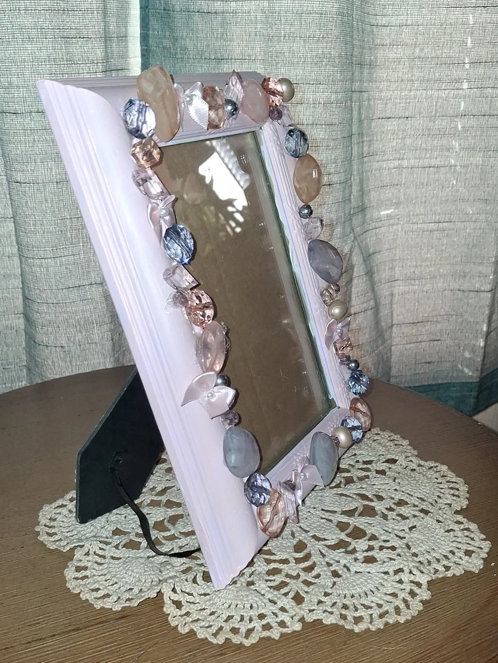 Handcrafted Pink Decorative Photo Frame - Brand: